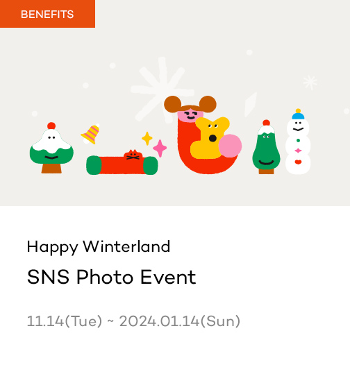 Invitation to happy Winterland SNS Photo Event