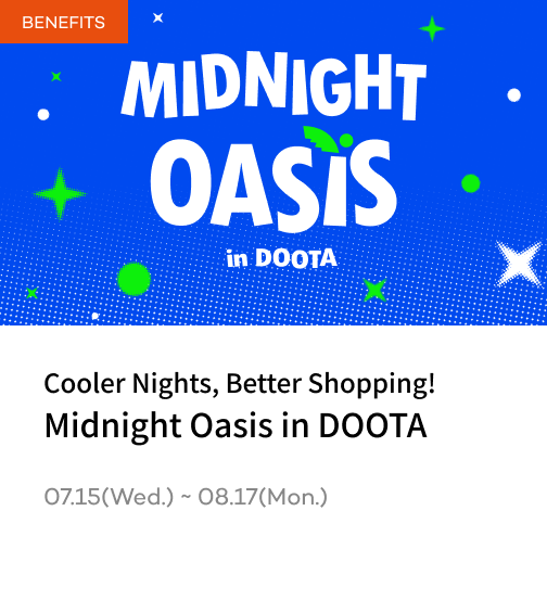 Cooler Nights, Better Shopping! Midnight Oasis in DOOTA